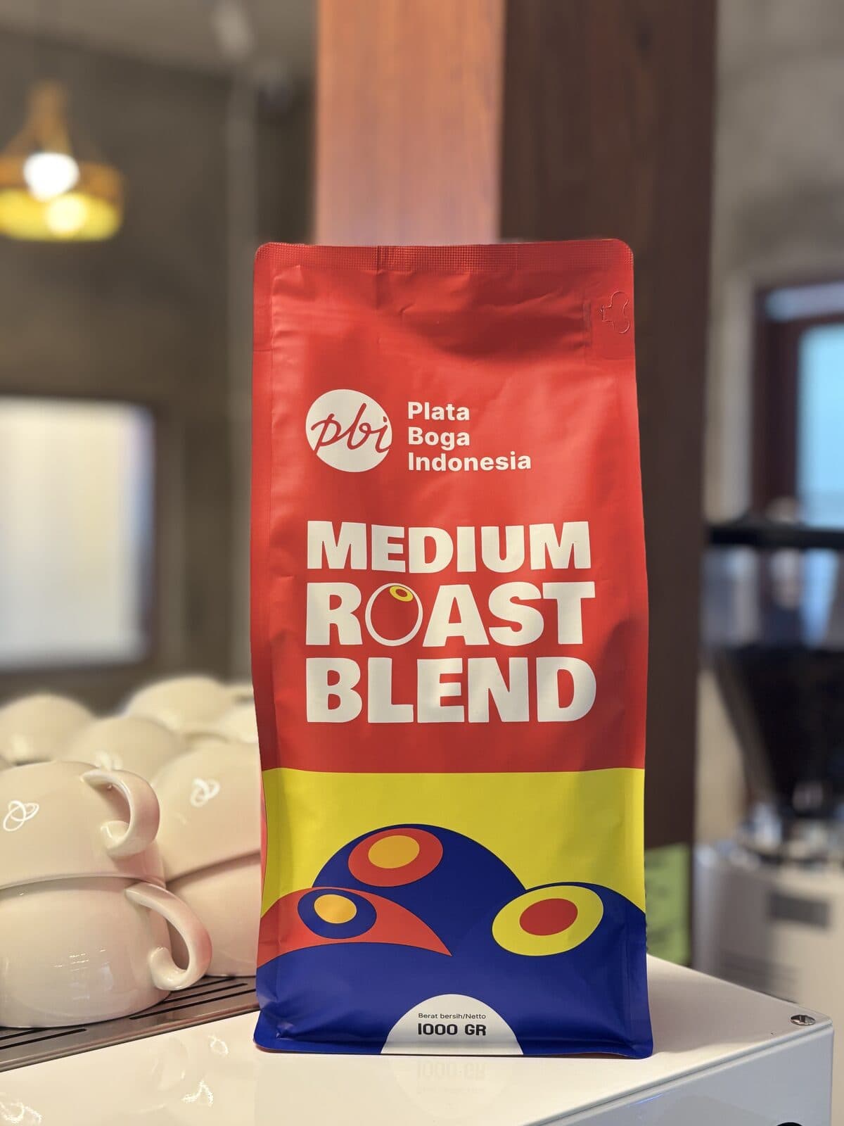 Kemasan Medium Roast Blend 1 kg dari Plata Boga Indonesia